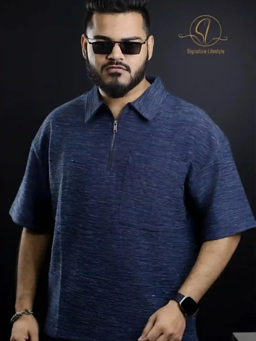 ZARA Original Box Polo- Navy