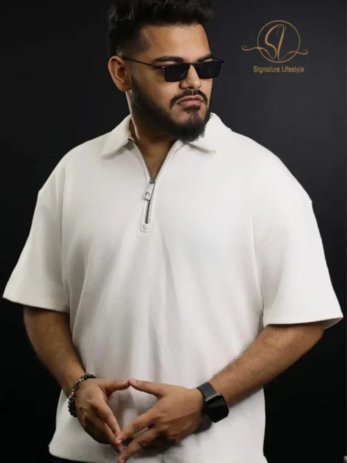 Zara Original Box Polo- Cream