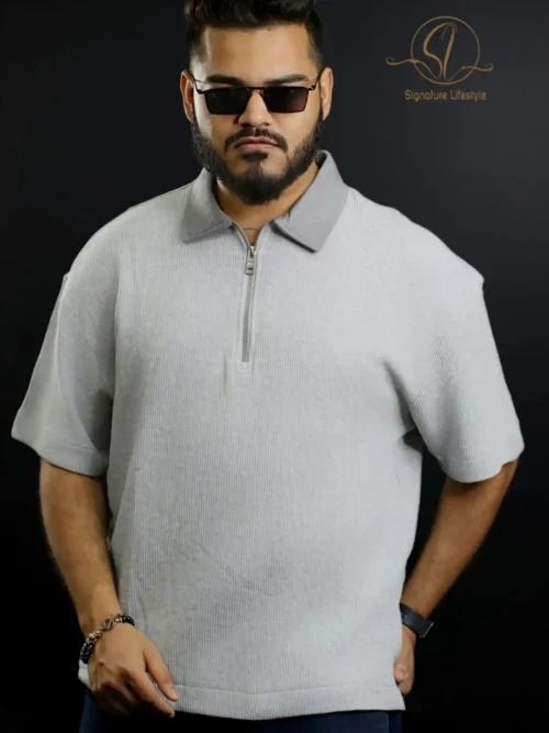 ZARA Original Box Polo- Gray
