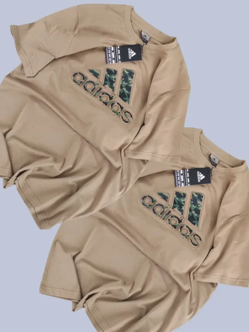 Adidas T Shirt Combo (Khaki-Khaki)