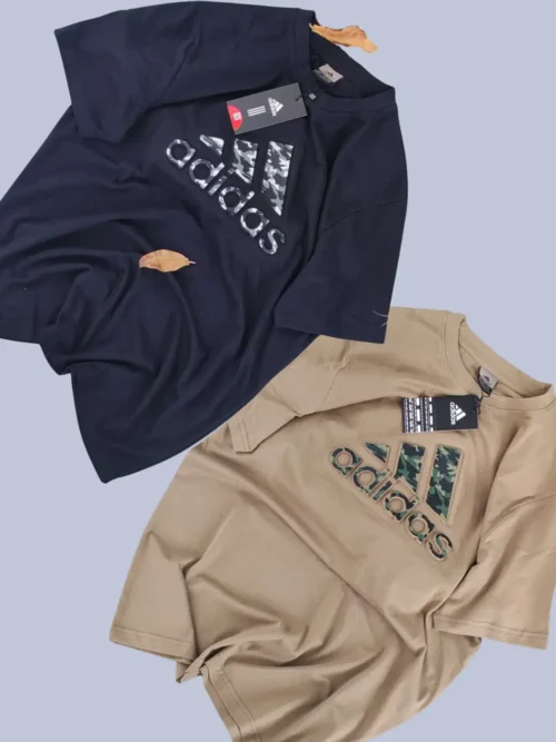 Adidas T Shirt Combo (Navy-Khaki)