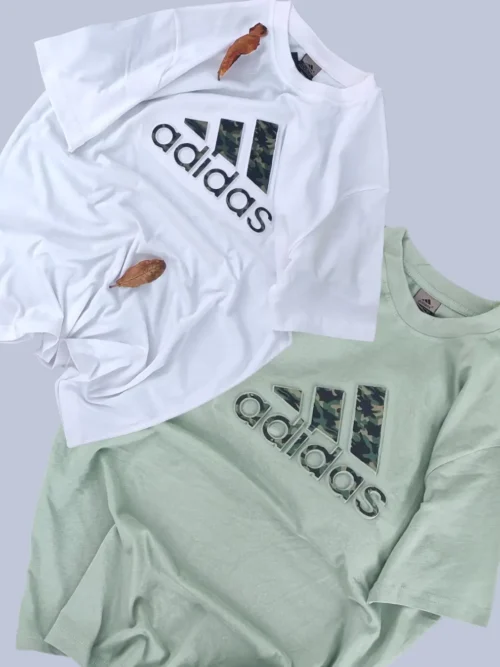 Adidas T Shirt Combo (White-Mint)