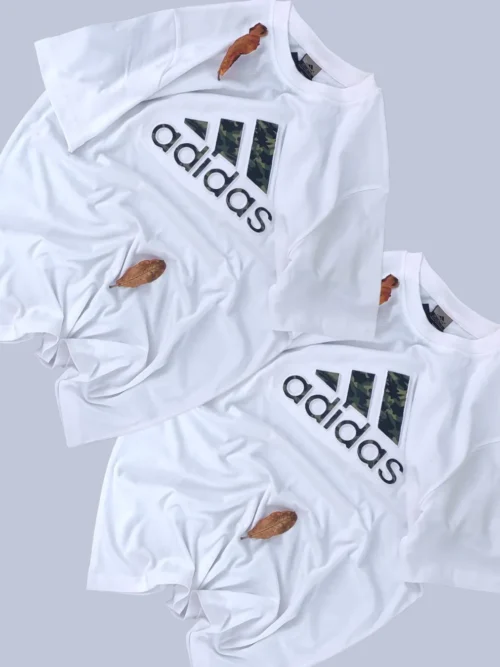 Adidas T Shirt Combo (White-White)