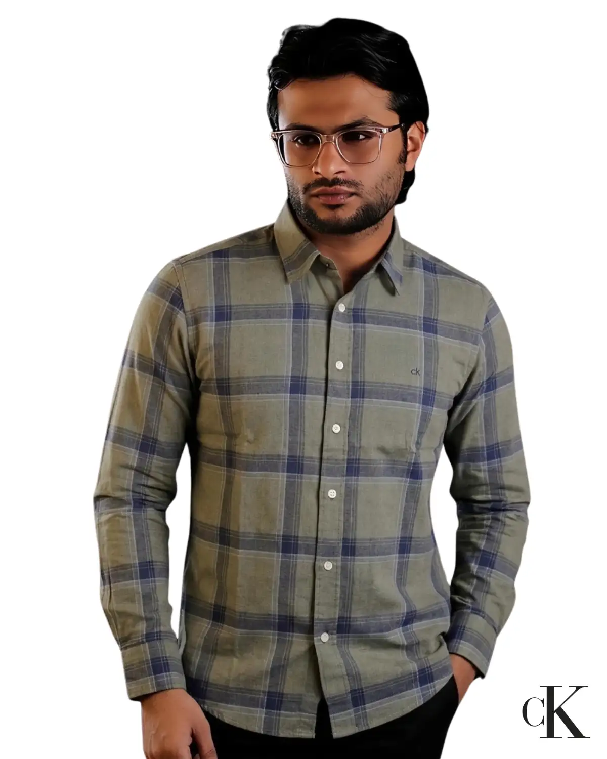 Calvin Klein Formal Check Shirt Ash_optimized Calvin Klein Formal Check Shirt Ash_optimized