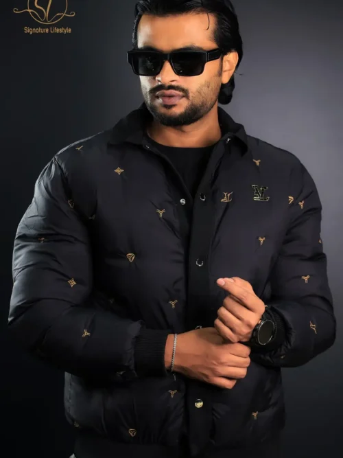 LV Imported Jacket - Black&Logo