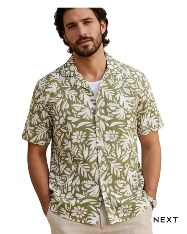 NEXT Cuban Collar Hawaiian Shirt