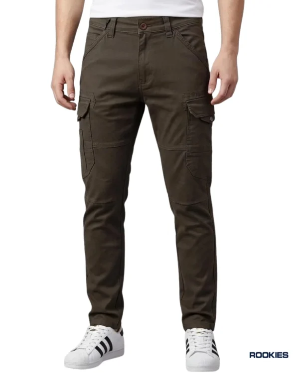 Signature Lifestyle 100% Export Quality Dark Olive Cargo Pant for Men