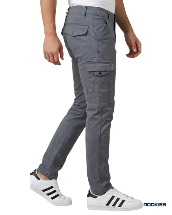 Signature Lifestyle 100% Export Quality Slate Grey Cargo Pant for Men