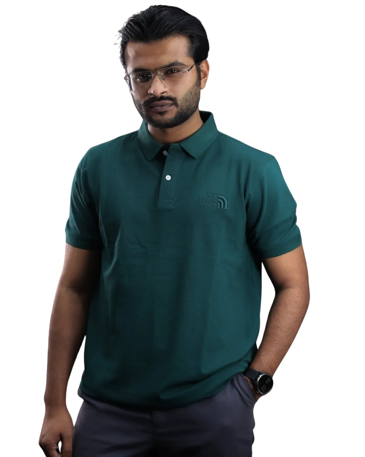 The Noth Face Polo Solid Green_optimized