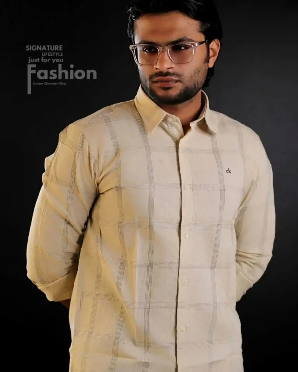 Calvin Klein Remi Cotton Classic Check Shirt