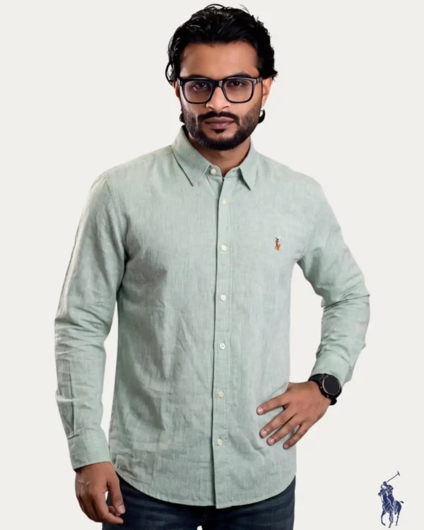 Comfortable Men's Shirt for summer Mint Color