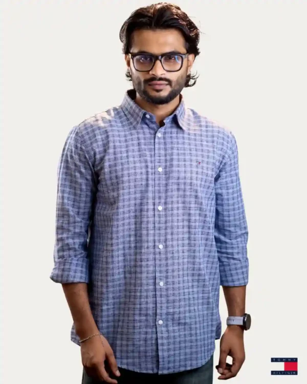Men's Formal Check Shirt - Remi Cotton Fabric
