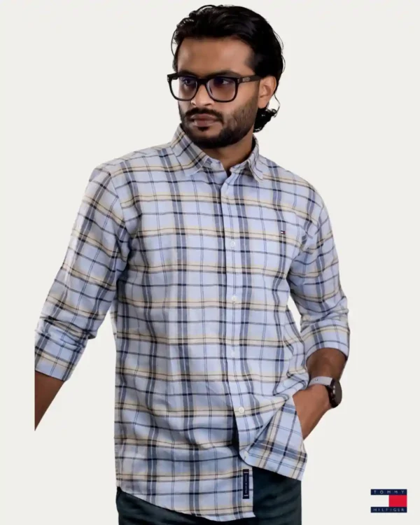 Men's Formal Check Shirt - Remi Cotton Fabric