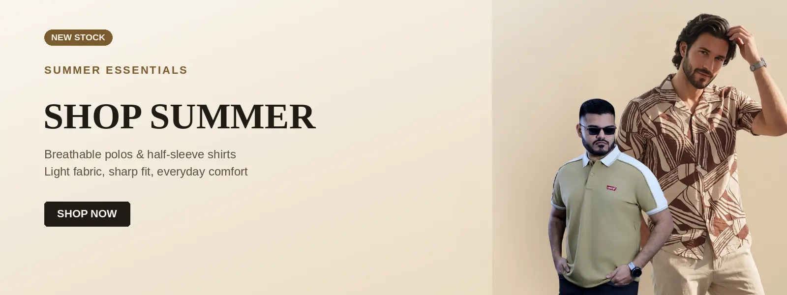 Signature lifestyle Summer clothing Collection Banner Image