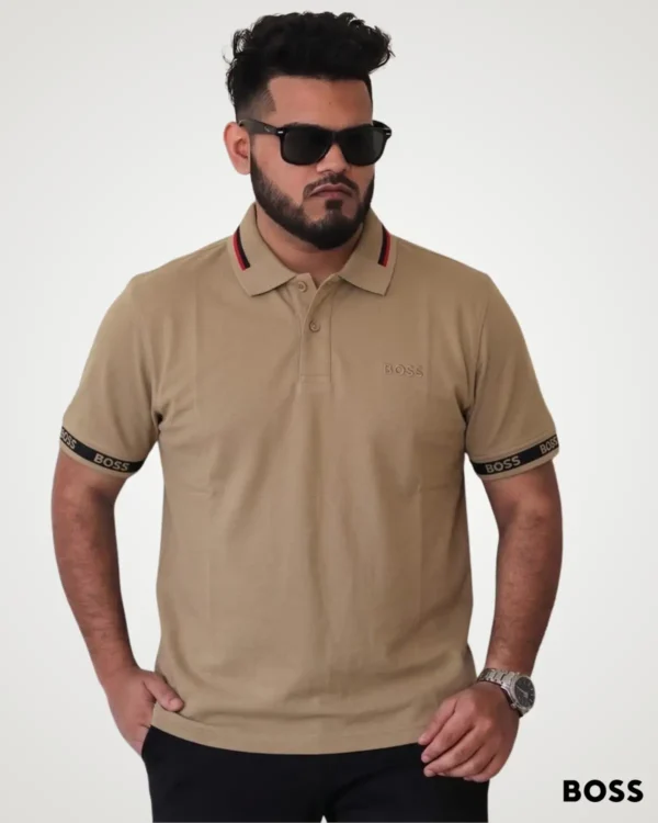 man wearing brown color PK Polo Shirt of Signature Lifestyle