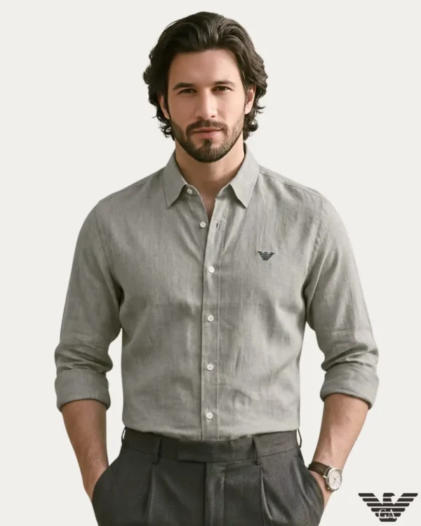 Slim Fit Remy Cotton Summer Shirt for Men